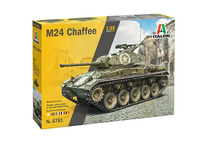 M24 Chaffee WWII Tank 1/35 Italeri