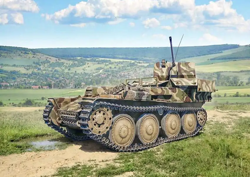 SdKfz 140 Flakpanzer 38(t) Gepard Tank 1/35 Italeri