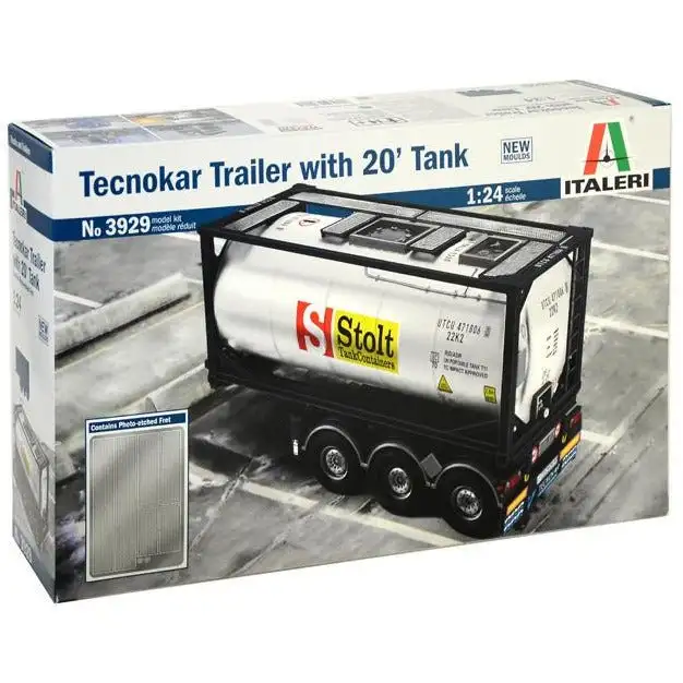 Italeri 1/24 Tecnokar Trailer With 20' Tank
