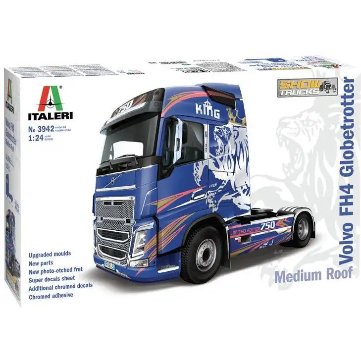 Italeri 1/24 Volvo Fh4 Globetrotter Medium Roof