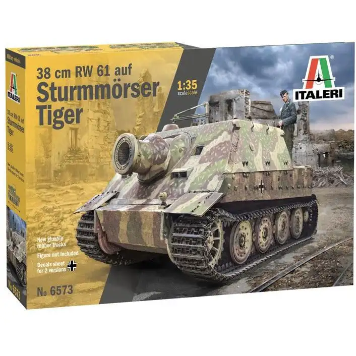 Italeri 1/35 38 Cm Rw 61 Auf Sturmmorser Tiger