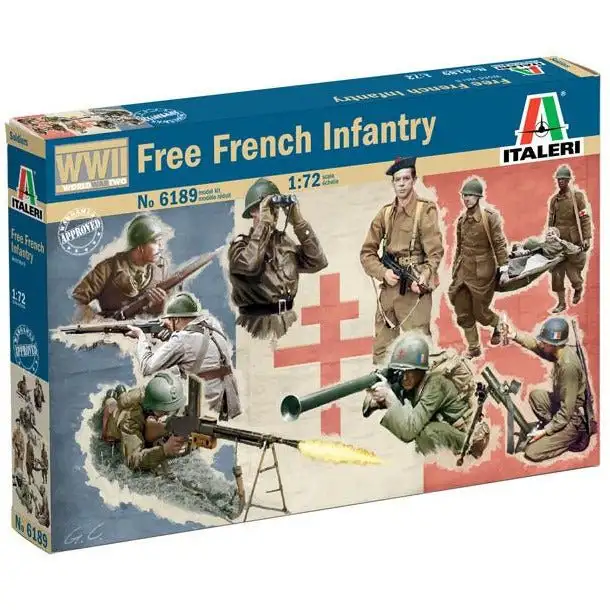 Italeri 1/72 Free French Infantry