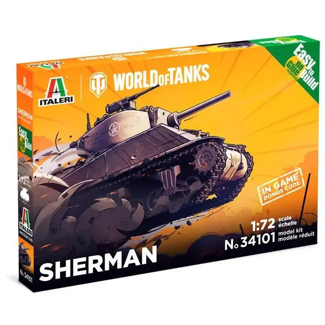 Italeri 1/72 Sherman - Wot - Easy To Build