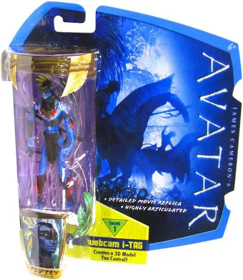 James Cameron's Avatar Tsu'Tey Action Figure [War Paint & Headdress]