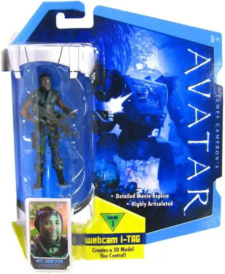 James Cameron's Avatar Private Sean Fike Action Figure [Face Mask]