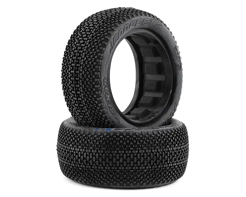 JConcepts ReHab 2.2" Front 4WD Buggy Tires (2) (Aqua A2)