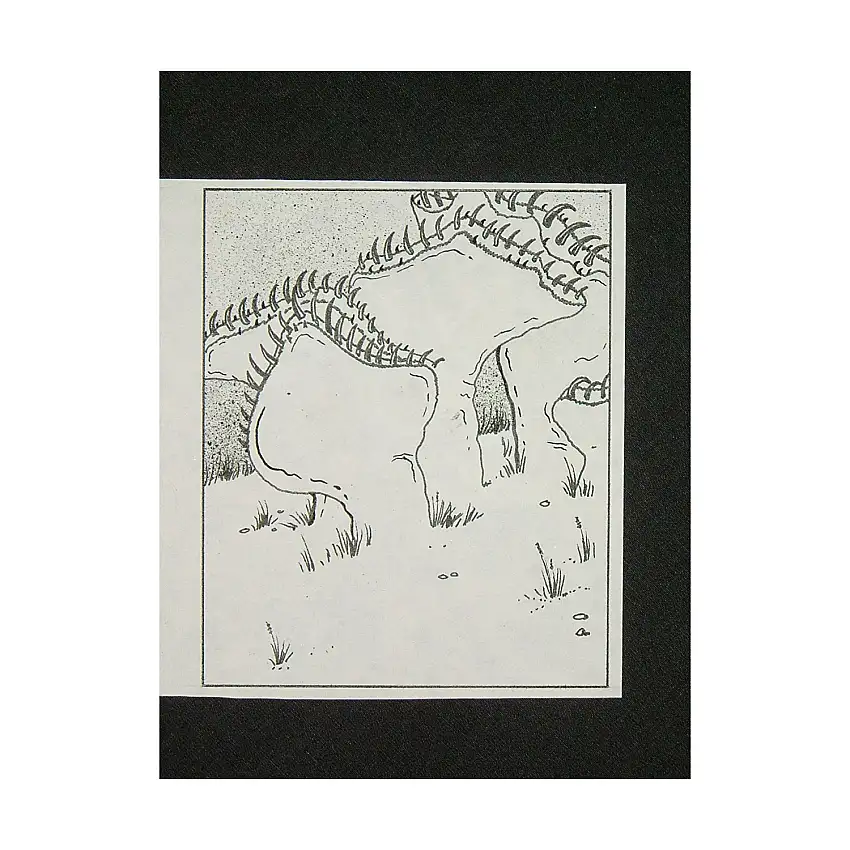 A9 - Jelly Teeth - 3.5" x 4" Original Ink