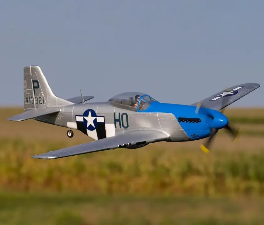 E-Flite P-51D Mustang 1.2m with Smart BNF Basic