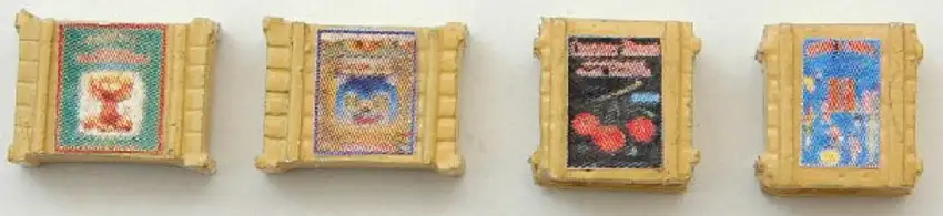 Custom Crates Fireworks, Mustard Yellow HO Scale JL Innovative