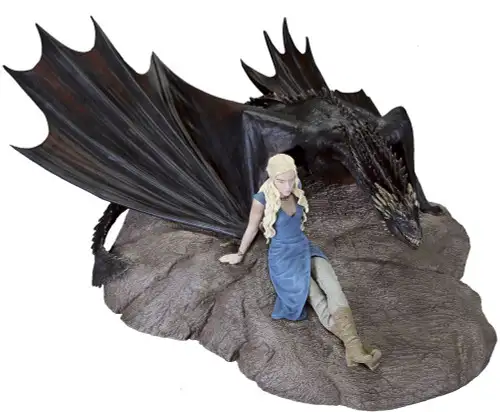 Game of Thrones Daenerys & Drogon Statuette