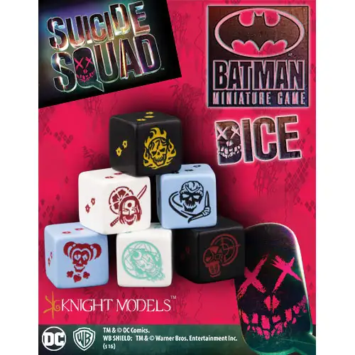Batman Miniatures Game: Suicide Squad Dice Set (6) (Last Chance)