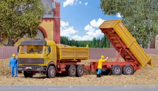 Kibri 14674 MB Dump Truck and Trailer Kit
