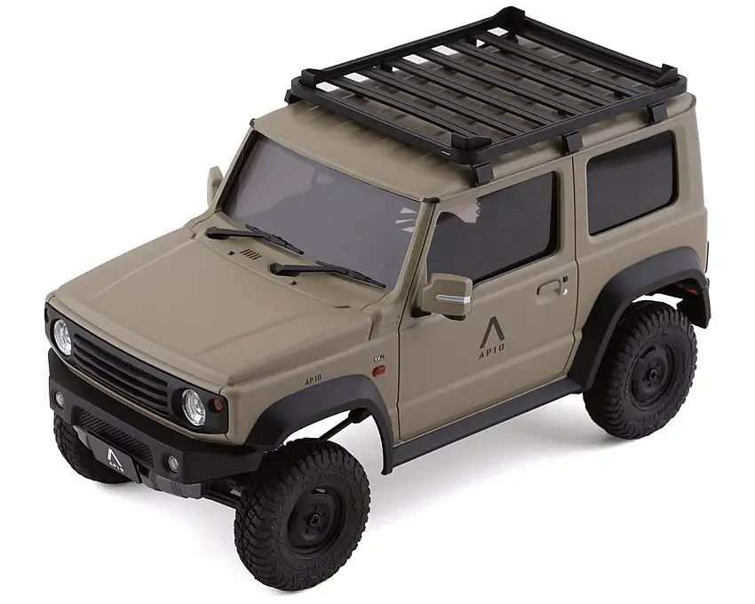 Kyosho MX-01 Mini-Z 4X4 Readyset w/APIO Jimny Sierra Body (Khaki) & 2.4GHz Radio