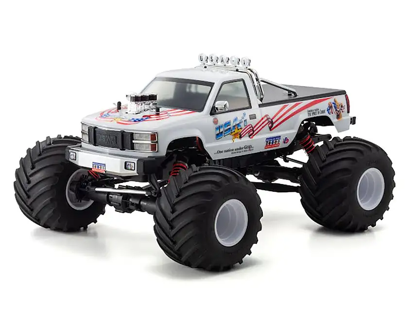 Kyosho USA-1 2021 1/8 Monster Truck Body Set (Clear)