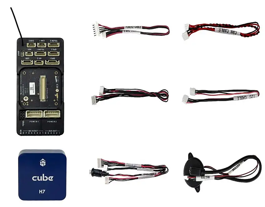 CubePilot COMBO Cube Blue H7 w/ ADS-B Carrier Board & Cube Standard Cable Set