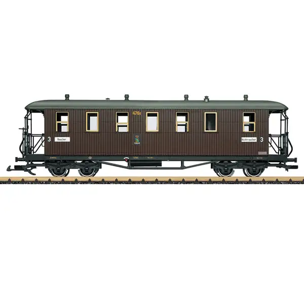 LGB 31353 Saxon State Railroad Passenger Car 3rd Class