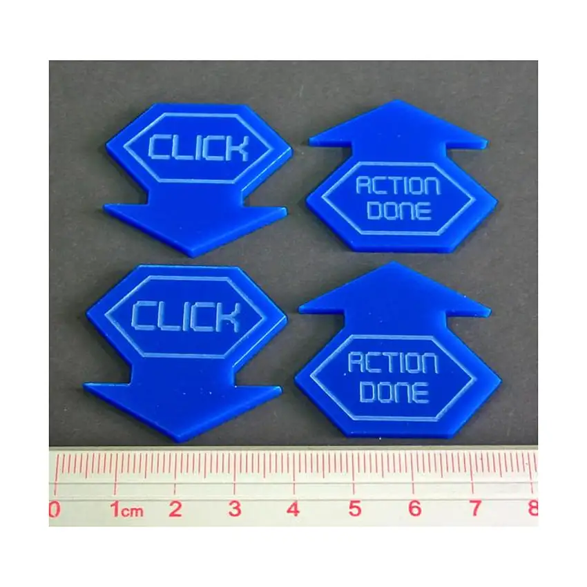 Android - Netrunner, Click Tokens (Blue)