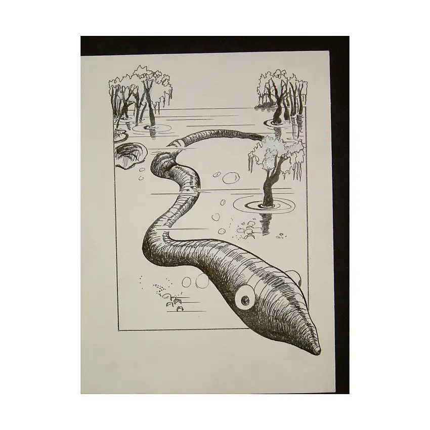 A16 - Larmput - 4.5" x 6.5" Original Ink