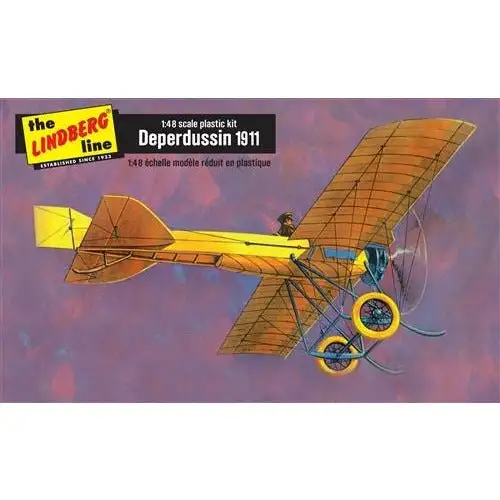 Lindberg 1911 Deperdussin w/ puzzle 1/48 Scale Model Kit