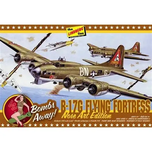 Lindberg B-17G Nose Art Edition 1/64 Scale Model Kit