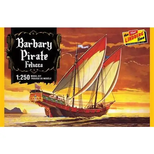 Lindberg Barbary Pirate Ship 1/250 Scale Model Kit