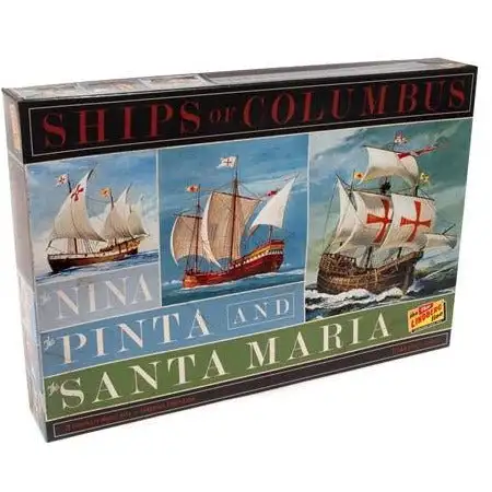 Lindberg Nina, Pinta & Santa Maria (3 Pack) 1/144 Scale Model Kits