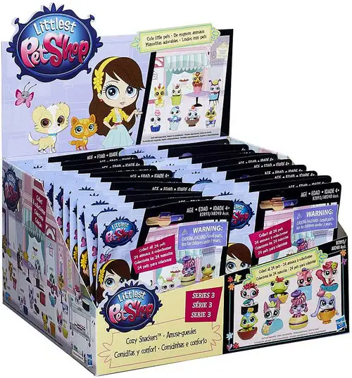 Littlest Pet Shop 2015 Series 3 Cozy Snackers Mystery Box [24 Packs]