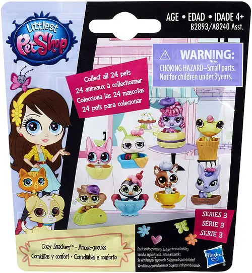 Littlest Pet Shop 2015 Series 3 Cozy Snackers Mystery Pack