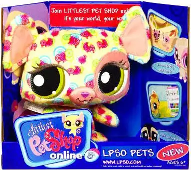 Littlest Pet Shop Online LPSO Pets Mouse Plush [Pink Swirls]
