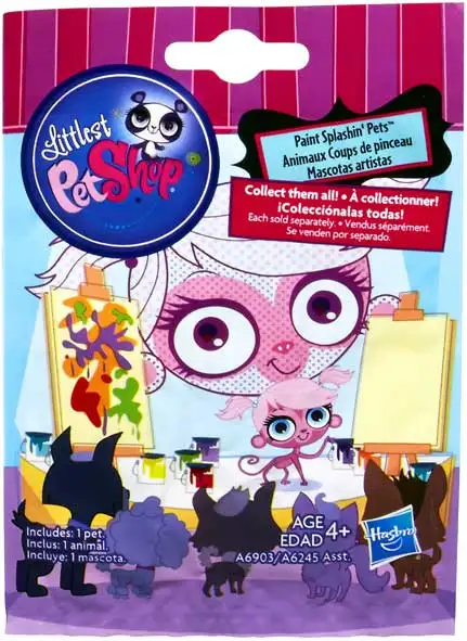 Littlest Pet Shop 2014 Series 1 Paint Splashin' Pets Mystery Pack