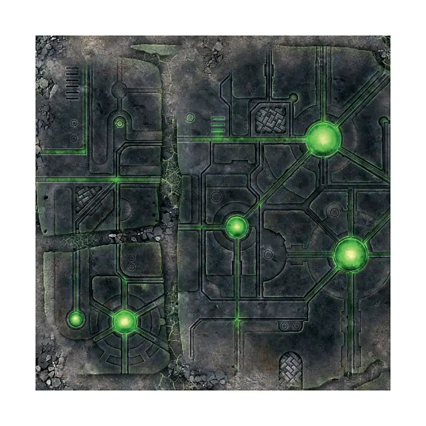 36" x 36" Playmat - Deathworld Tomb (Rubber)