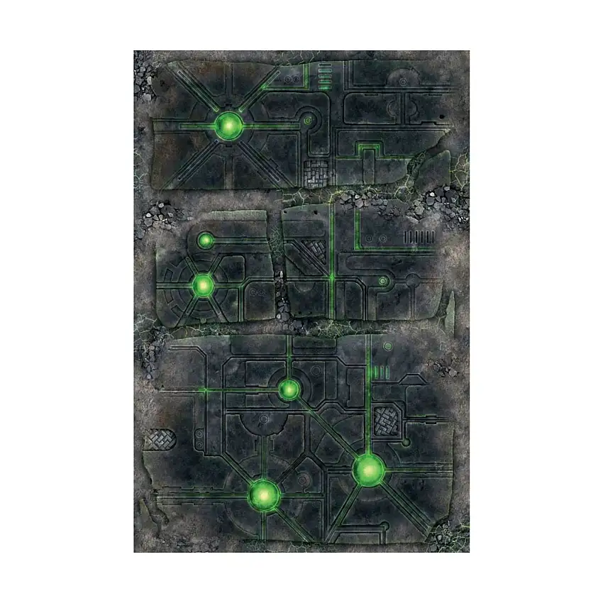 44" x 30" Playmat - Deathworld Tomb (Rubber)