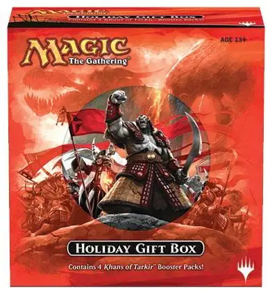 MtG Khans of Tarkir Holiday Gift Box [4 Booster Packs, Storage Box & More]