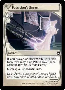 MtG Trading Card Game Future Sight Common Foil Patrician's Scorn #29