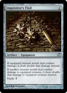 MtG Trading Card Game Innistrad Uncommon Foil Inquisitor's Flail #227