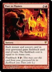 MtG Trading Card Game Innistrad Mythic Rare Foil Past in Flames #155