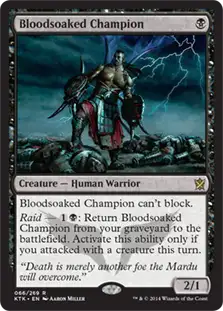 MtG Khans of Tarkir Rare Foil Bloodsoaked Champion #66