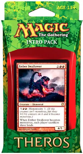 MtG Theros Blazing Beasts of Myth Intro Pack [60 Card Deck & 2 Booster Packs]