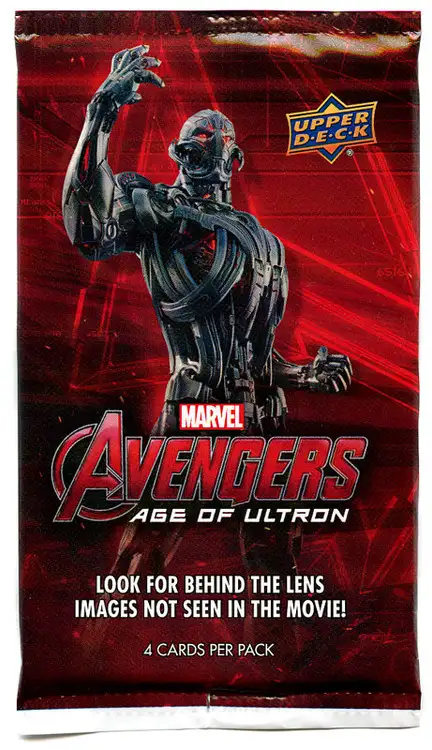 Marvel Avengers Age of Ultron Trading Card Pack [4 Cards]