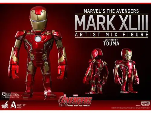 Marvel Avengers Age of Ultron Artist Mix Figure Series 1 Iron Man Mark XLIII Action Figure