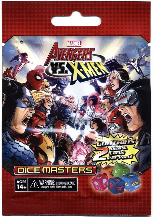 Marvel Dice Masters Avengers vs. X-Men Booster Pack [2 Dice & Cards]