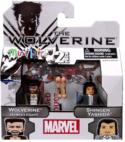 The Wolverine Minimates Series 52 Wolverine [Street Fight] & Shingen Yashida Minifigure 2-Pack