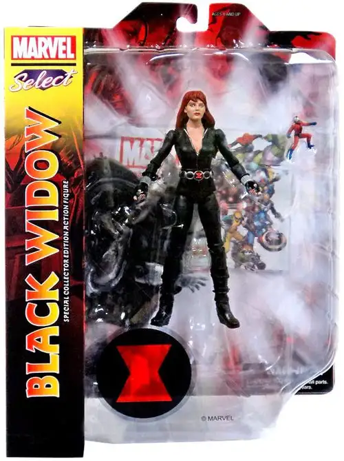 Marvel Select Black Widow Exclusive Action Figure [Black Uniform]
