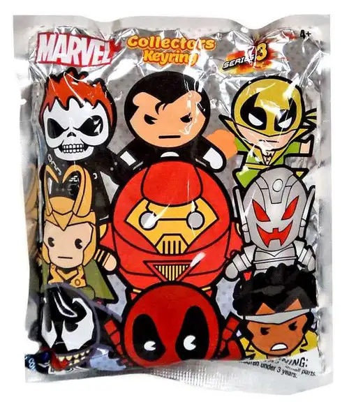 3D Figural Keyring Marvel Series 3 Mystery Pack [1 RANDOM Figure]