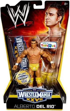 WWE Wrestling WrestleMania 27 Alberto Del Rio Exclusive Action Figure