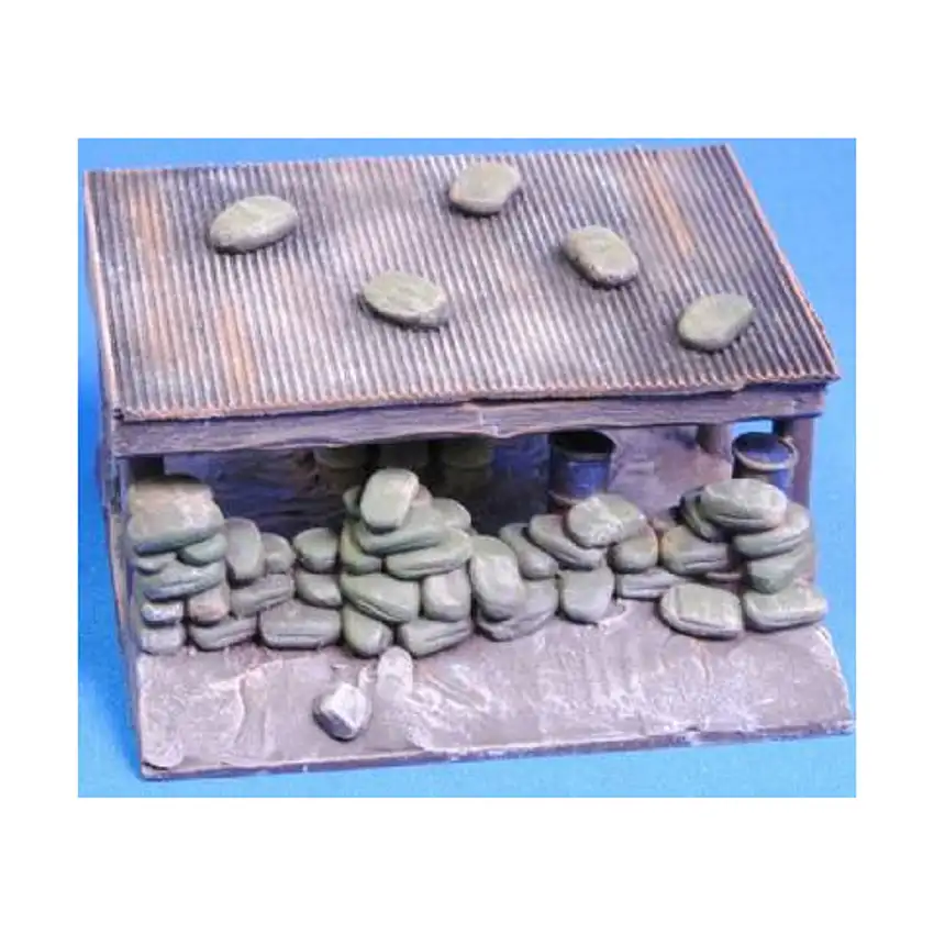 Base Camp Covered Position - Corrugated Roof