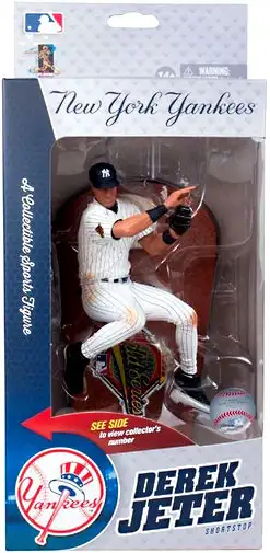 McFarlane Toys MLB New York Yankees Sports Picks Baseball World Series Derek Jeter 1996 Action Figure
