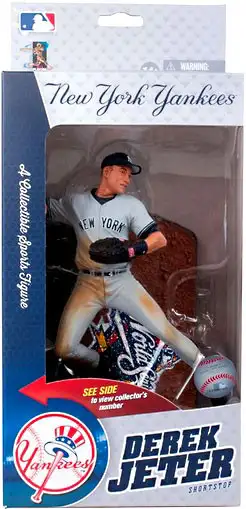 McFarlane Toys MLB New York Yankees Sports Picks Baseball World Series Derek Jeter 1998 Action Figure
