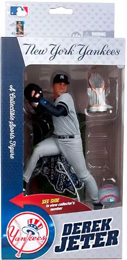 McFarlane Toys MLB New York Yankees Sports Baseball World Series Derek Jeter 2000 Action Figure
