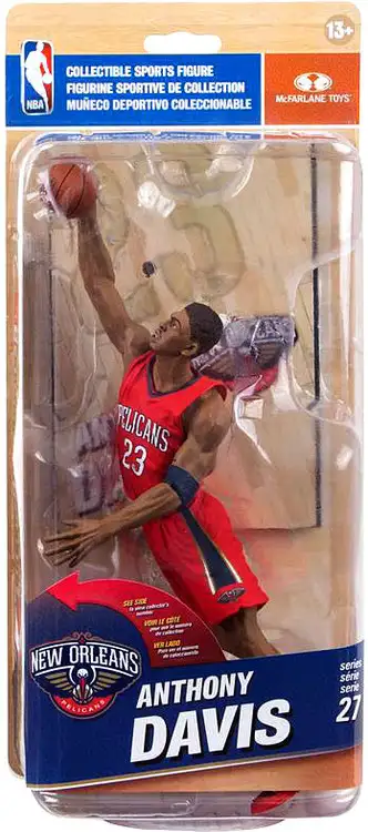McFarlane Toys NBA New Orleans Pelicans Sports Basketball Series 27 Anthony Davis Action Figure [Red Uniform]